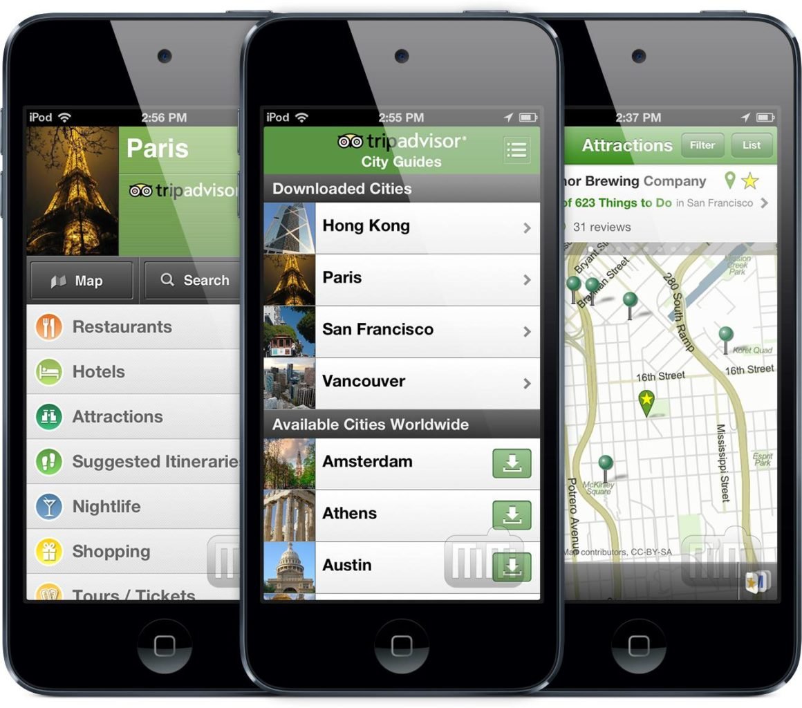 Aplicativo Trip Advisor