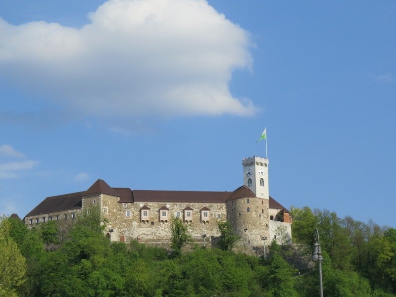 Castelo de Liubliana.
