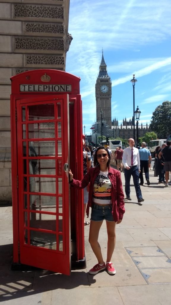 Famosa cabine de Telefone em Londres | O que fazer em Londres em 4 dias
