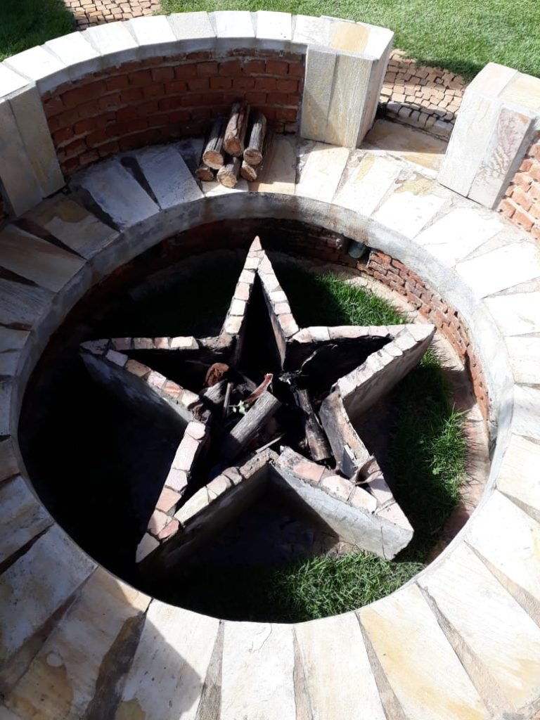 Fogueira da Pousada Viva em São Thomé das Letras