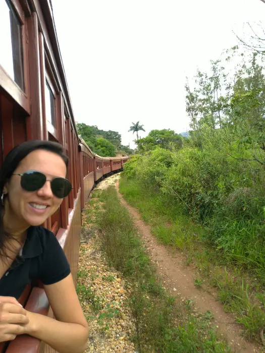 Passeio de Maria Fumaça em São João Del Rei.