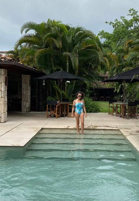 Piscina da Pousada Literária em Paraty